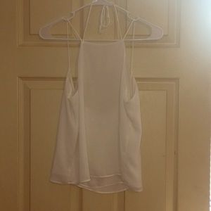 MANGO low-cut back White Top Small